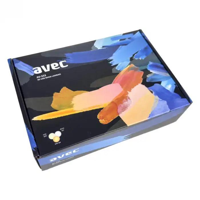 AV-333 3D PİLLİ + USBLİ MASA LAMBASI