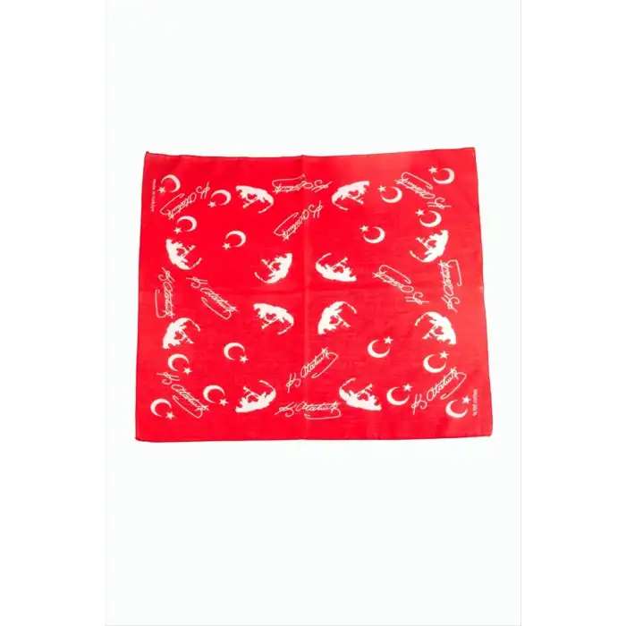 Ayyıldız Desenli Bandana 50*50