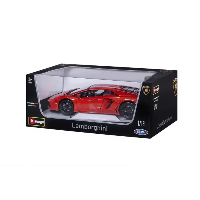 Bburago 1:18 Lamborghini Aventador LP700-4 Turuncu Model Araba