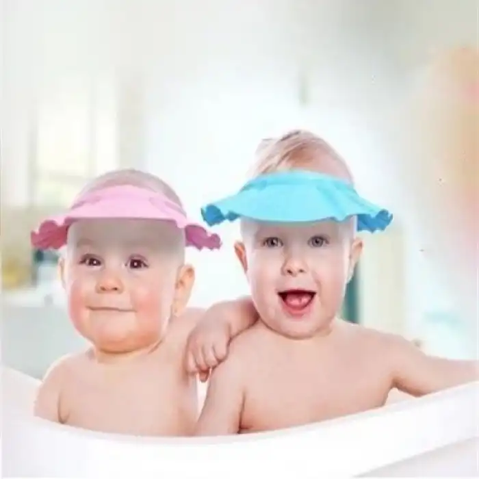 Bebek Banyo Şapkası Pembe