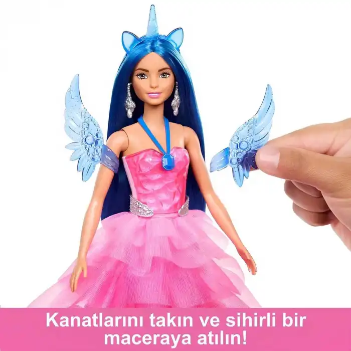 Bebek Mavi Saçlı Prenses Bebek