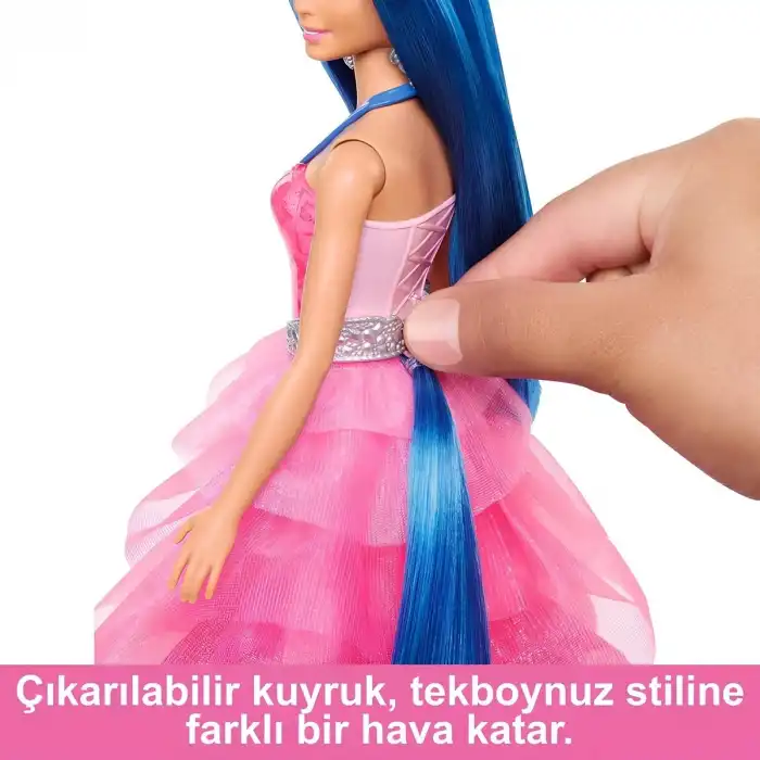 Bebek Mavi Saçlı Prenses Bebek