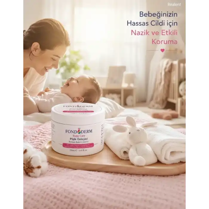 Bebek Pişik Kremi Çinko Oksit ve Lanolin İçerikli Bariyer Krem Yoğun Onarıcı Cilt Bakım Kremi