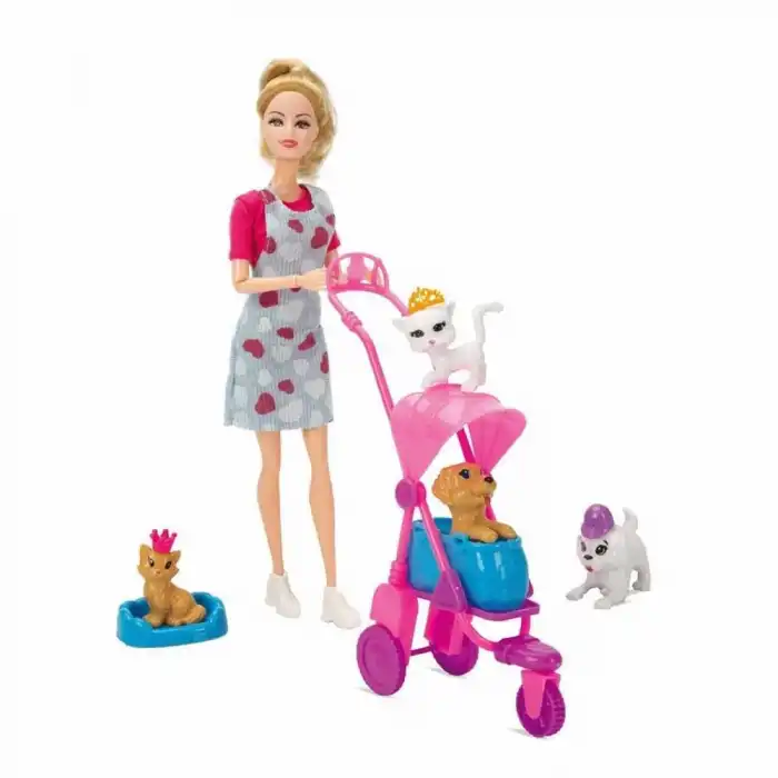 Belissanın Annesi ve Sevimli Dostlar Manken Bebek