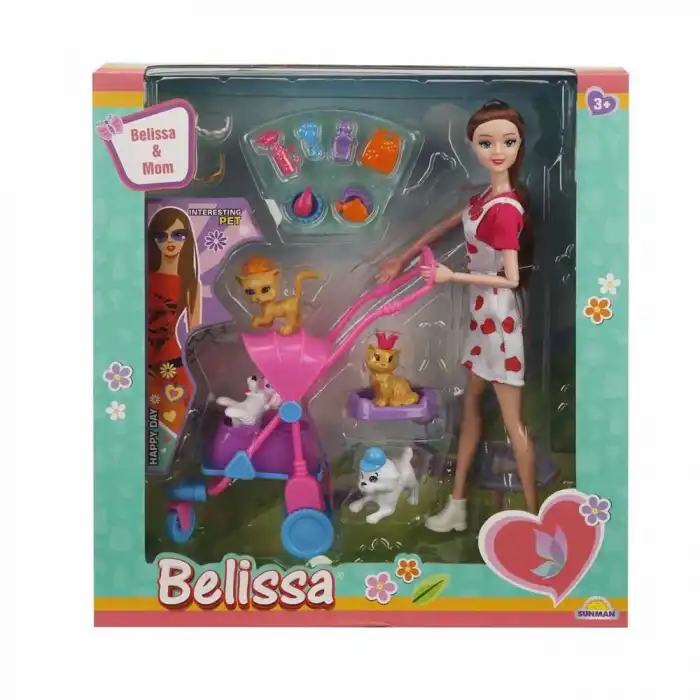 Belissanın Annesi ve Sevimli Dostlar Manken Bebek