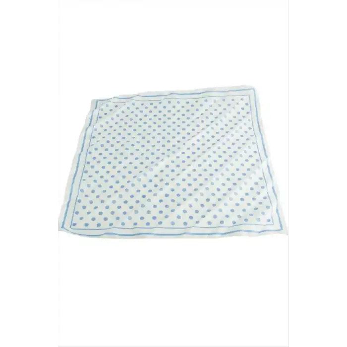 Benek Desenli Zr Saten Fular 50*50 cm