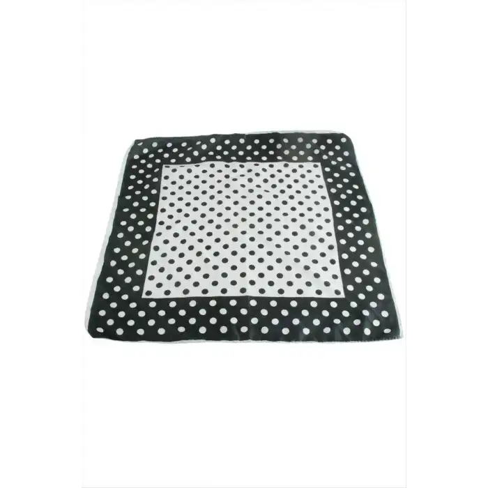 Benekli Desenli Zr Saten Fular 50*50 cm