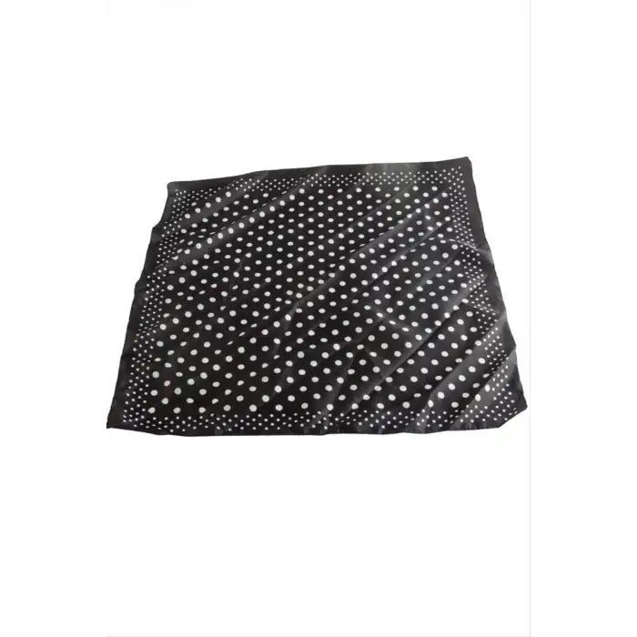 Benekli Zr Saten Fular 50*50 cm