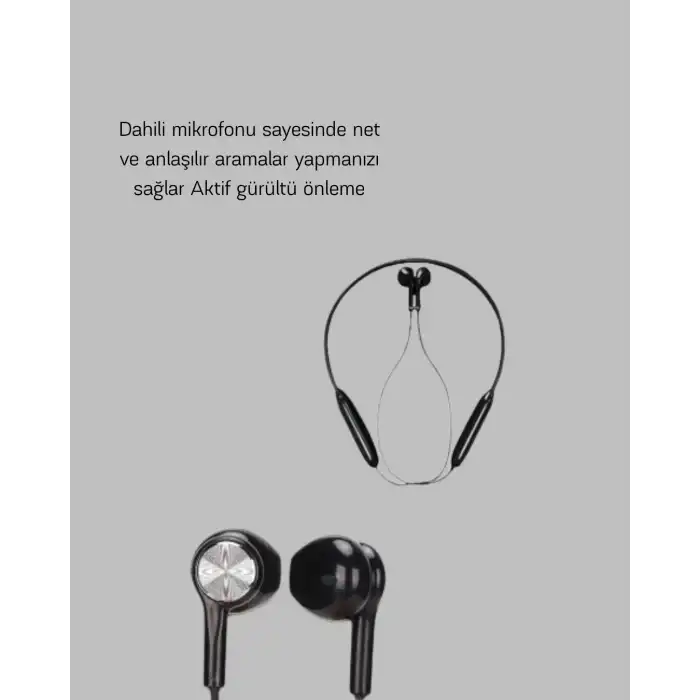 Bluetooth 5.0 ANC Kulaklık – Dokunmatik Kontrol, Kristal Netliğinde Mikrofonlu