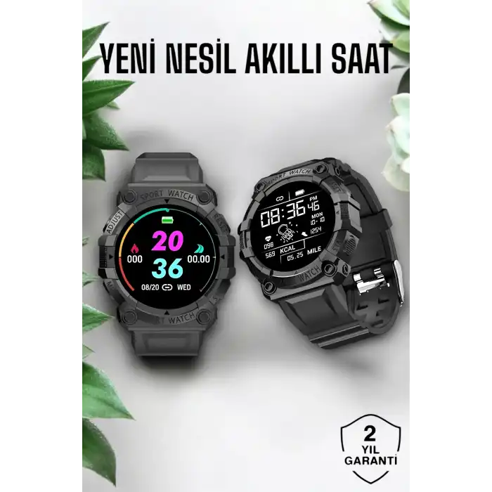 Bluetooth 5.0 Destekli Çok Fonksiyonlu Yeni Nesil Akıllı Saat