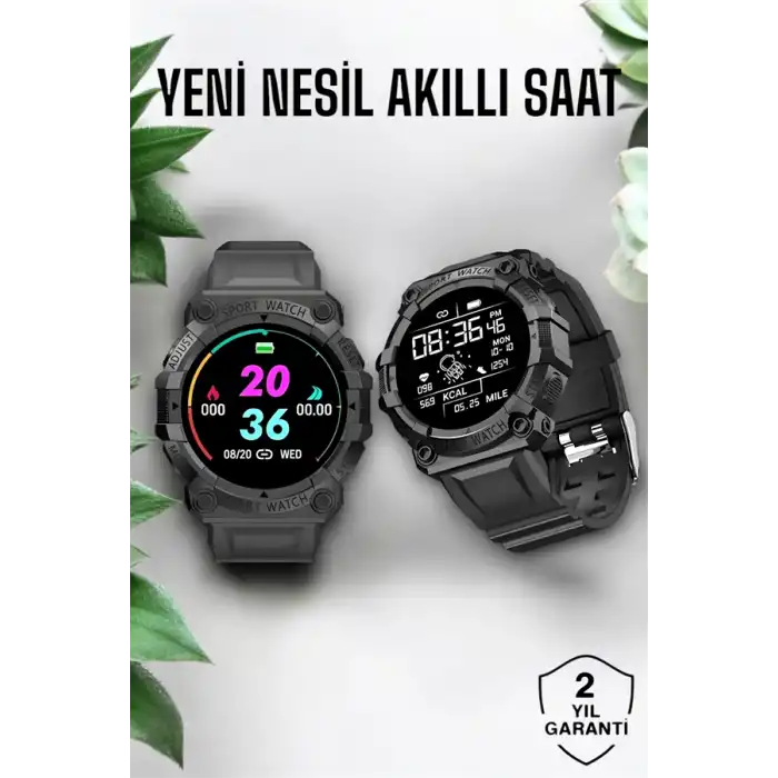 Bluetooth 5.0 Destekli Çok Fonksiyonlu Yeni Nesil Akıllı Saat