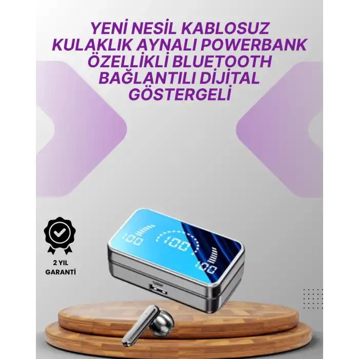 Bluetooth 5.1 Destekli  bluetooth kulaklık – ANC ve Stereo Sesli