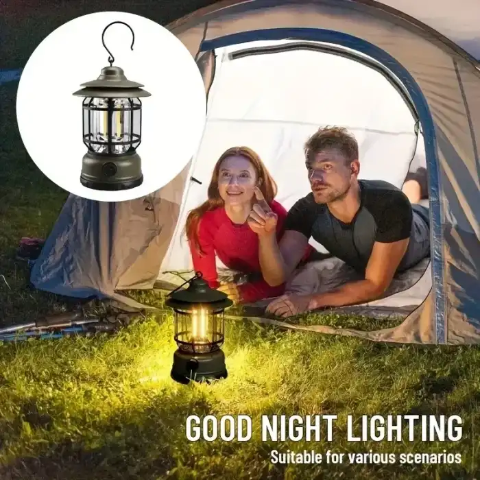 Bluetooth Hoparlör Özellikli Dimerli Led Kamp Lambası Hs66 Bx40