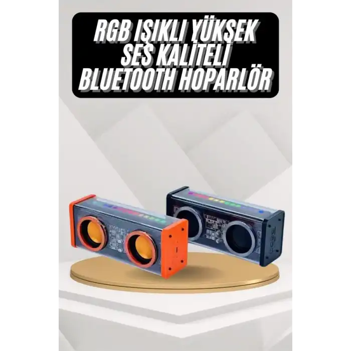 Bluetooth Hoparlör Taşınabilir Hoparlör 5.0 Bluetooth TWS Stereo Kablosuz