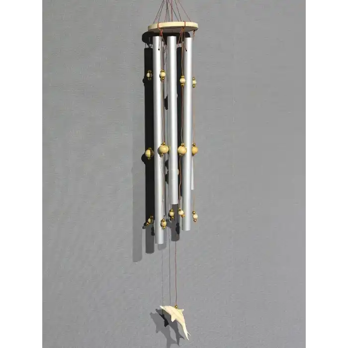 Boncuklu Metal Rüzgar Çanı Model 1