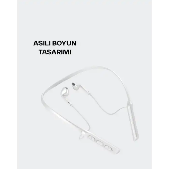 Boyun Askılı Kablosuz Kulaklık – Uzun Süreli Batarya Performansı