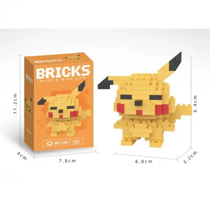 Pikachu Mini Lego Figürü