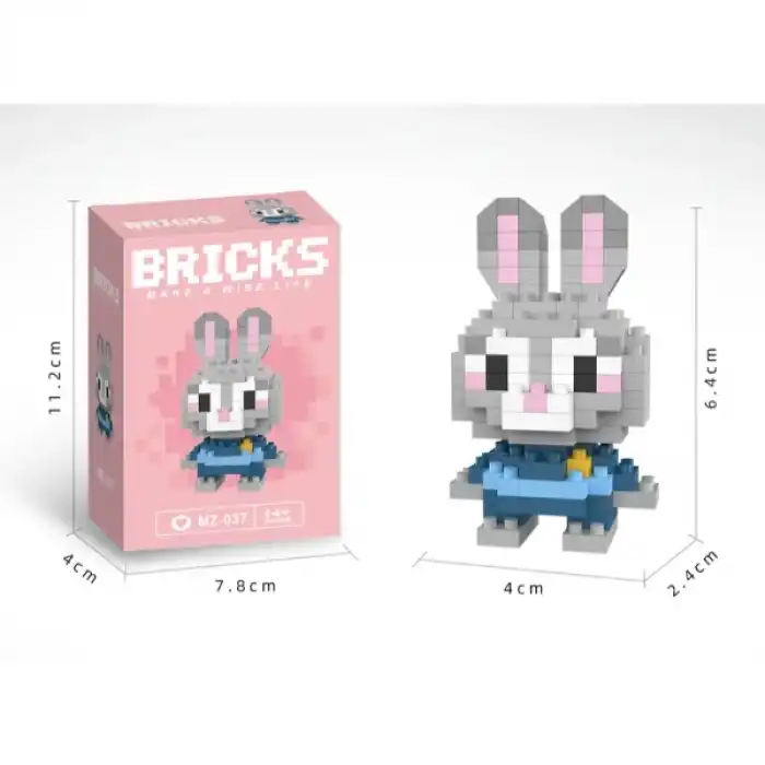 Zootropolis Judy Hopps Mini Tavşan Lego Figürü