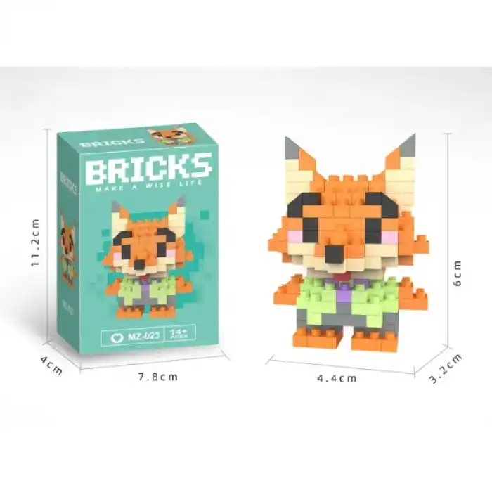 Zootropolis Nick Wilde Mini Lego Figürü
