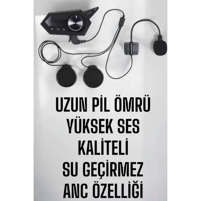 BT18 İntercom Kask Kulaklığı Motorcu Kulaklığı ANC Özelliği