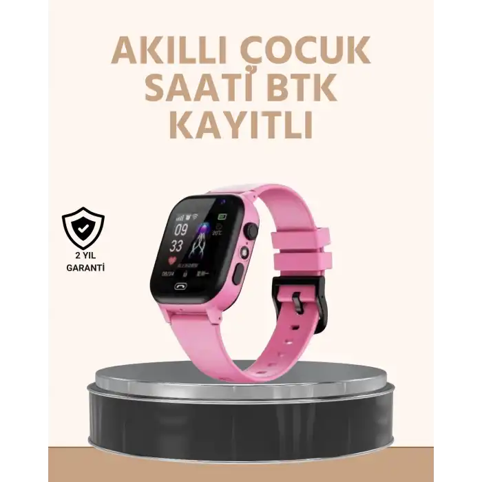 BTK Kayıtlı Arama Özellikli Çocuk Akıllı Saati