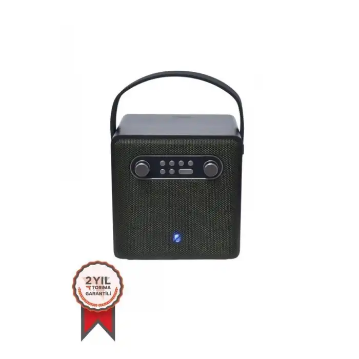 Bts-1688 Yeşil Mikrofonlu Karaoke Bluetooth Hoparlör
