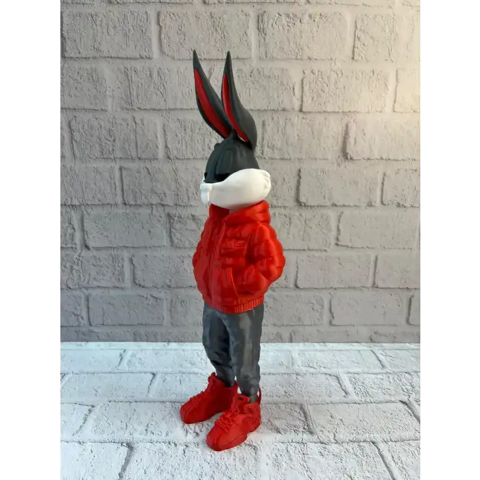 Bugs Bunny Dekoratif Figür 10×34 cm Modern Tasarım