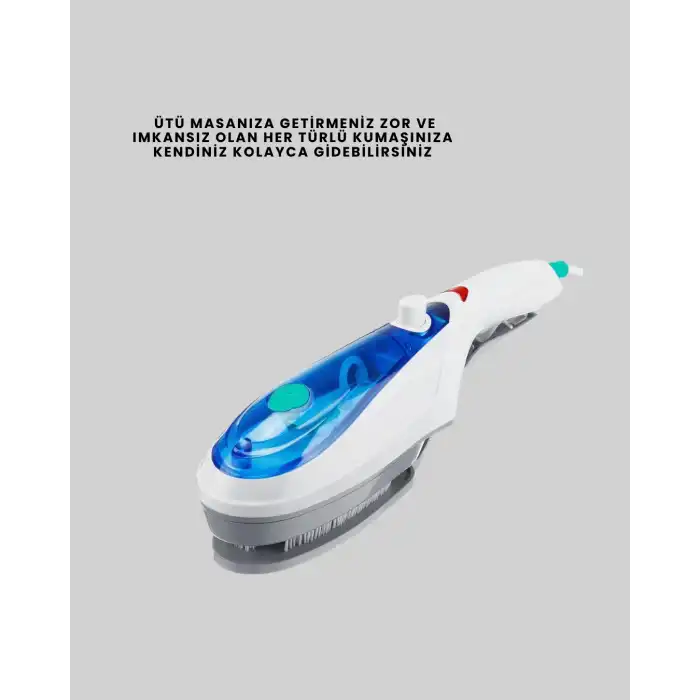 Buharlı Pratik Ütü Seyahat Tipi Kırışıklık Giderici