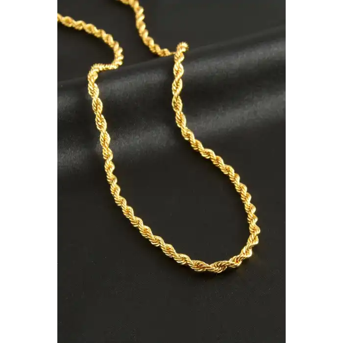 Burgulu Zincir Kolye 60 cm