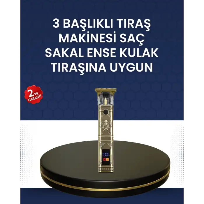 Burun ve Kulak İçin 2’si 1 Arada Tıraş Başlıklı Cihaz