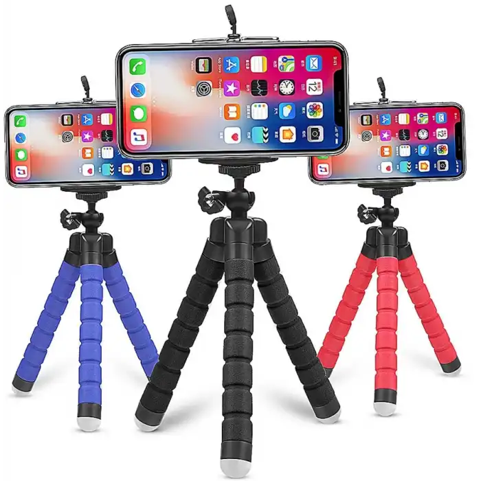 BX AKSESUAR 16 CM OYNAR AYAKLI SÜNGER AHTAPOT TRİPOD T04