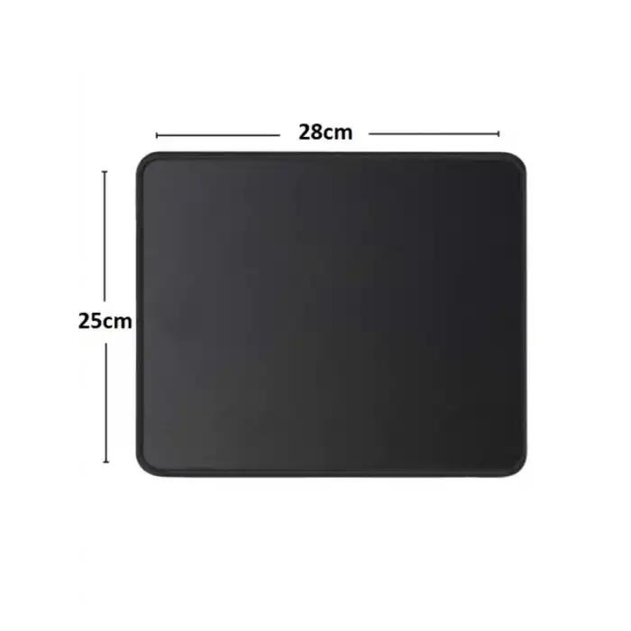 BX AKSESUAR 19X25 CM SİYAH OYUNCU MOUSEPAD DİKİŞLİ KAYMAZ TABAN MP01