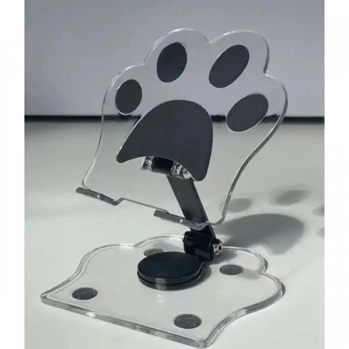 BX AKSESUAR PATİ ŞEKLİNDE 360° DÖNEBİLEN KATLANIR TELEFON VE TABLET STANDI MCTT16