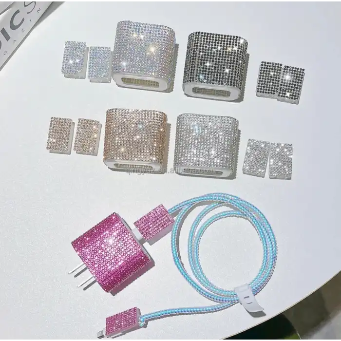 BX AKSESUAR TAŞLI ŞARJ KABLO KORUYUCU SET KK03
