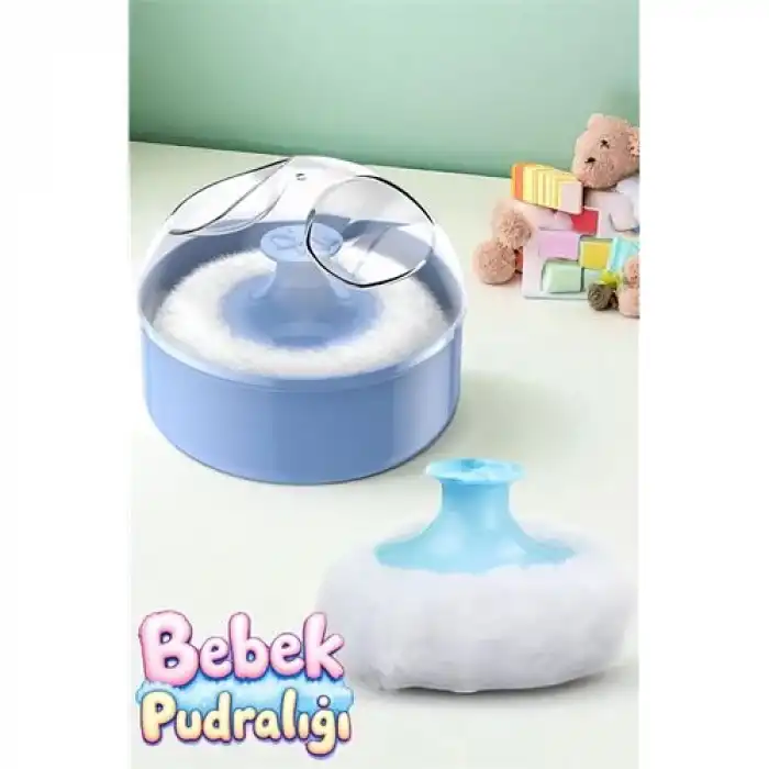 BX Bebek Pudralığı -  Puff Pudralık - Bebek Pudrası Pufu