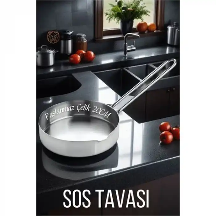 BX Çelik 20 cm Sos Tavası Martorano Design