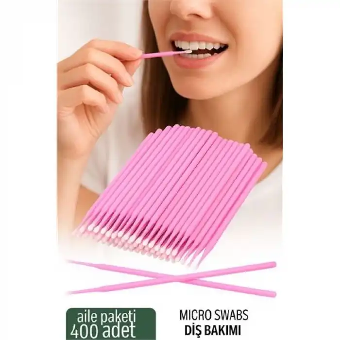 BX Micro Swab - Diş Bakım Çubuğu - 400 Adet Aile Paketi