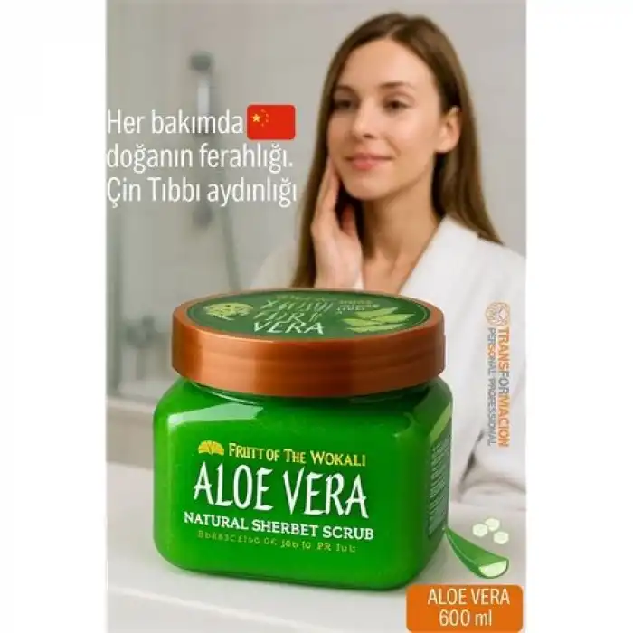 Profesyonel AloeVera Doğal Peeling - Tüm Vücut Scrub 600 ml