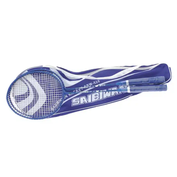 Çantalı Mavi Badminton Raket Seti