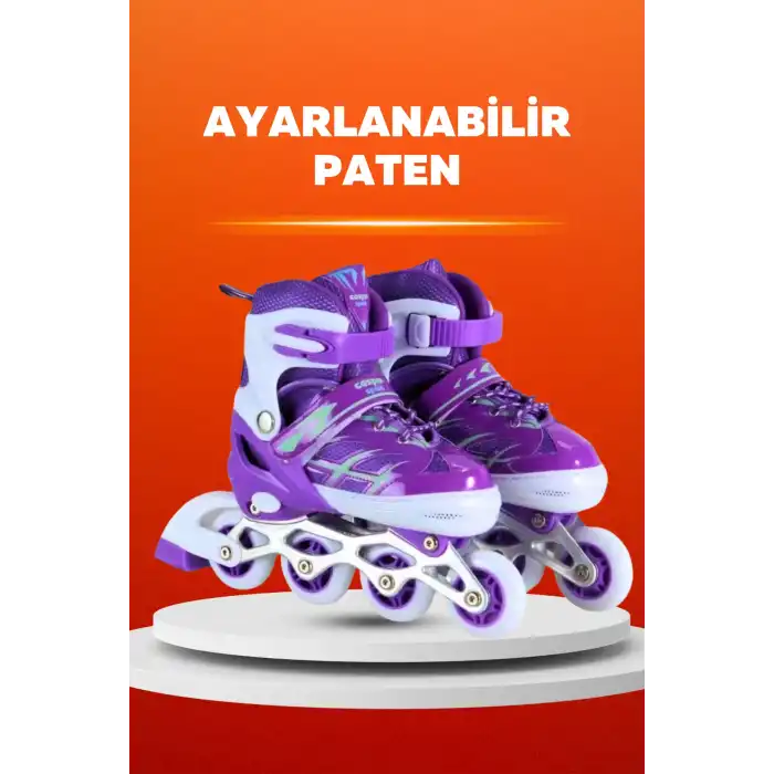 Çantalı Metal Gövdeli Paten 35-38 Numara