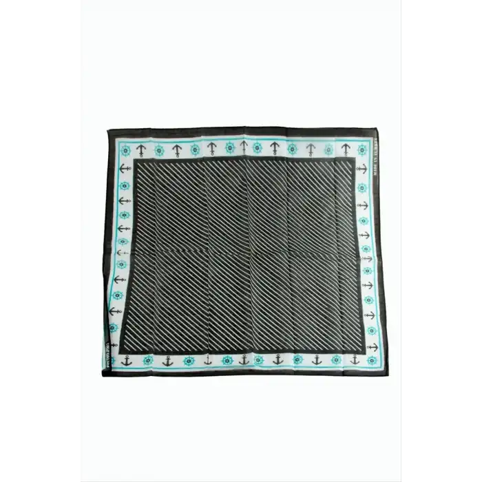 Çapa Dümen Desenli Bandana 50*50