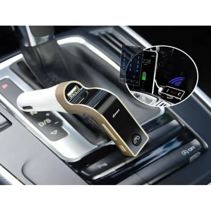 Carg7 Bluetooth Araç FM Transmitter Usb Girişli (336336)