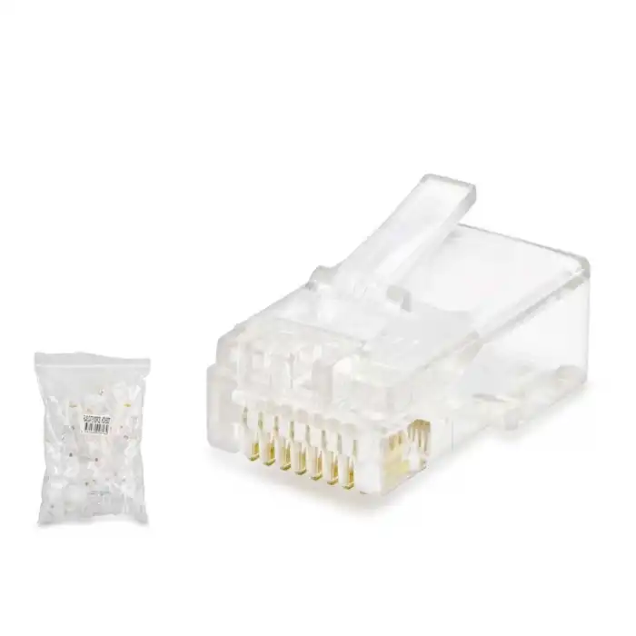 Cat5 Konnektör Rj45 100Lü Paket Şeffaf HDX5007 (336336)