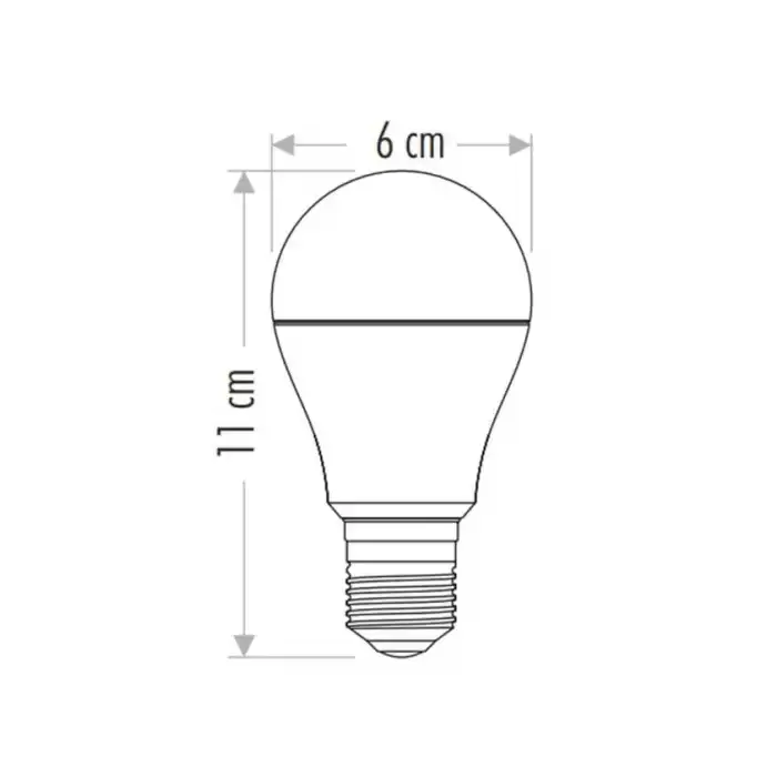 CATA CT 4259 12W Sensörlü Led Ampul 6400K Beyaz Işık