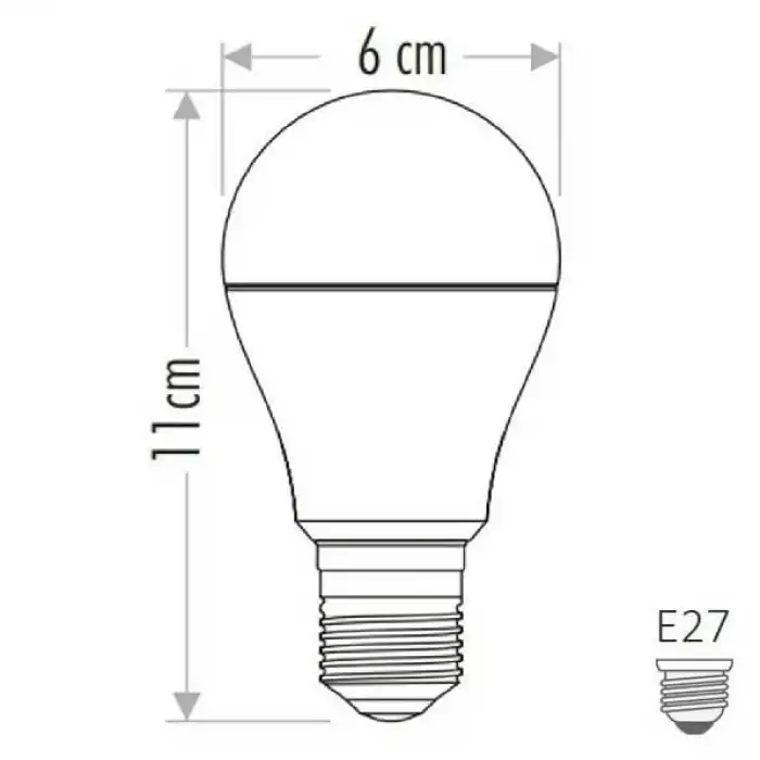 CATA CT 4276 6 W Led Ampul Kırmızı Renk