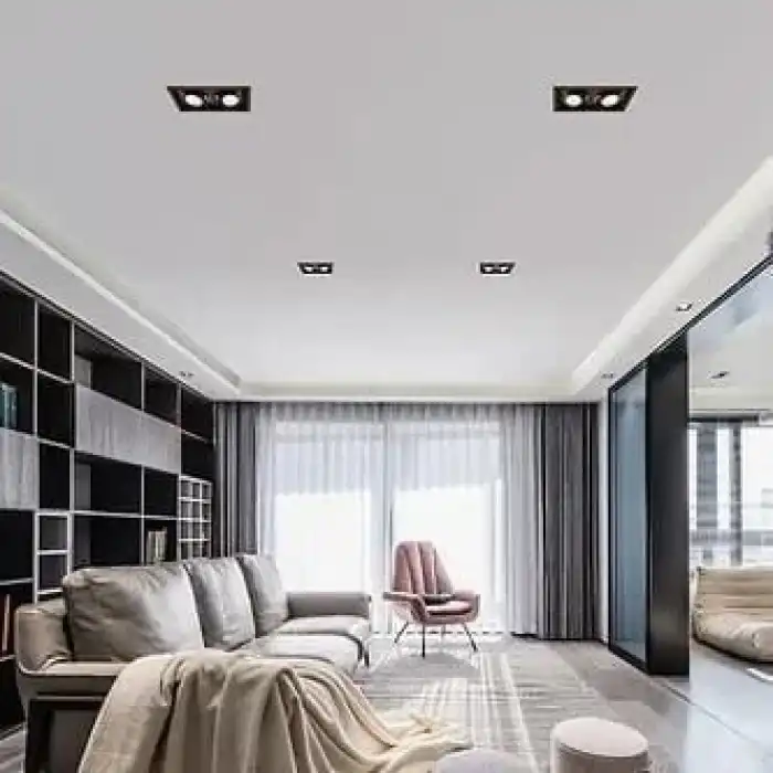 CATA CT 5054 Jaguar Siyah Platin İkili Spot Kasası