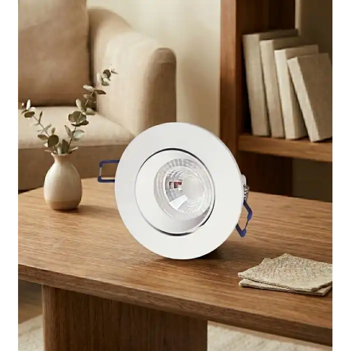 CATA CT 5256 Beyaz Kasa Led Spot 8W 3200K Gün Işığı