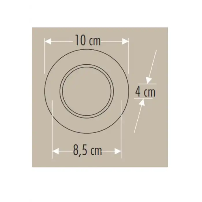 CATA CT 5257 Beyaz Kasa Zebra Led Spot 6W 3 Renkli