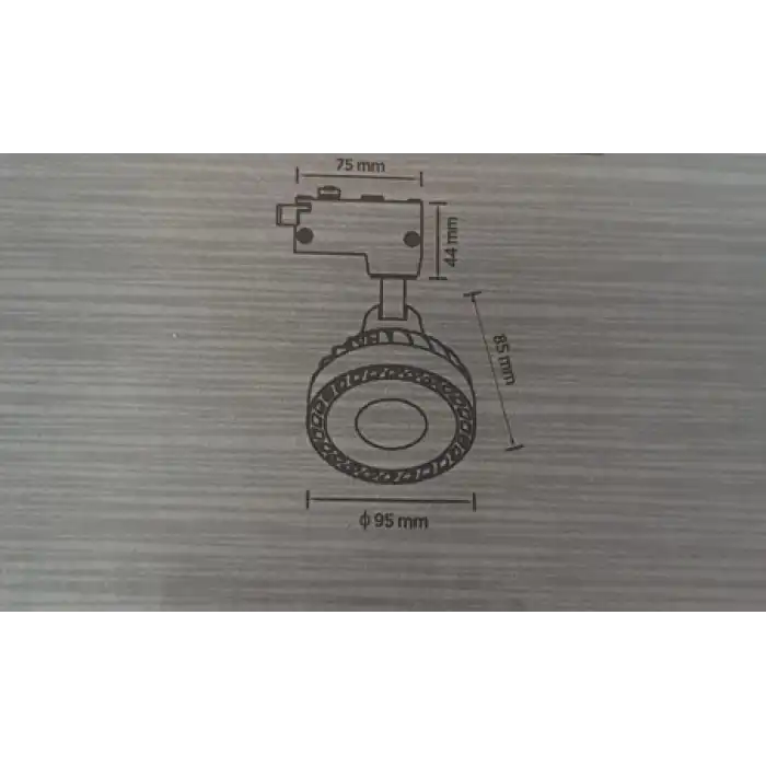 CATA CT 5314 Ledli Ray Spot 33W 6400K Beyaz Işık