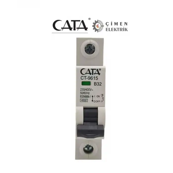 CATA CT 9615 1X32A 4.5Ka B Tipi Otomatik Sigorta